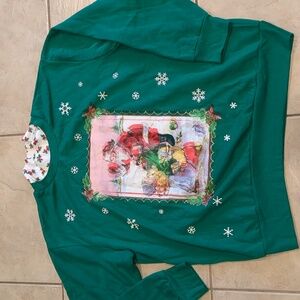 Vintage 80's Nutcracker Christmas Grandma Graphic Sweatshirt Size 1X New